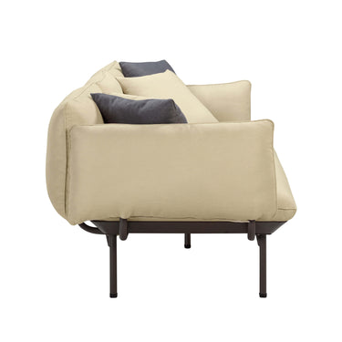 TOV Katti 85" Outdoor Sofa Beige