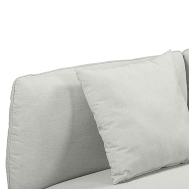 TOV Katti 65.5" Outdoor Loveseat Light Grey