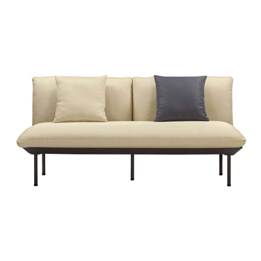 TOV Katti 65.5" Outdoor Loveseat Beige - ON FINAL SALE