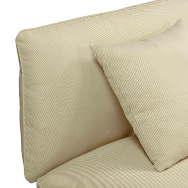 TOV Katti 65.5" Outdoor Loveseat Beige - ON FINAL SALE