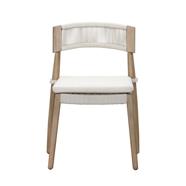 TOV Gata Cream Outdoor Dining Chair - Set of 2 Cream