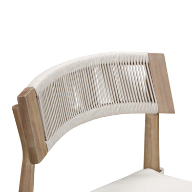 TOV Gata Cream Outdoor Dining Chair - Set of 2 Cream