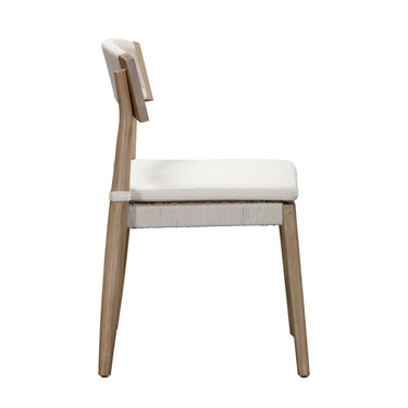 TOV Gata Cream Outdoor Dining Chair - Set of 2 Cream