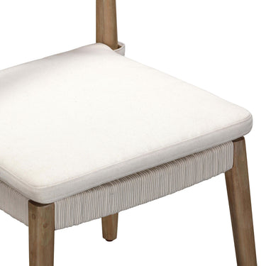 TOV Gata Cream Outdoor Dining Chair - Set of 2 Cream