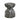 TOV Turin Indoor/Outdoor Concrete Accent Stool, Black option, image 1