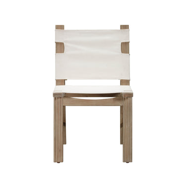 TOV Cassie Cream Outdoor Dining Chair - Set of 2 Cream