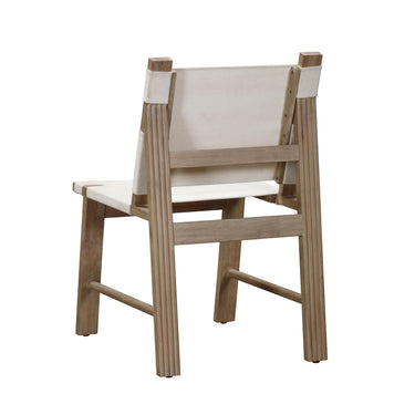 TOV Cassie Cream Outdoor Dining Chair - Set of 2 Cream