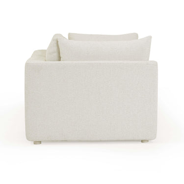 TOV Hangover 81" Cream Performance Fabric Outdoor Modular Loveseat Cream