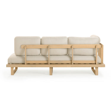 TOV Evan 2-Piece Cream Performance Fabric Outdoor L-Shaped Sectional Cream