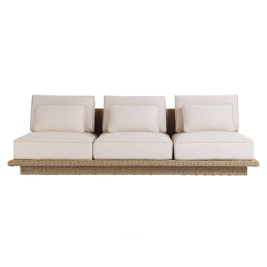 TOV Mora Cream Outdoor Sofa Cream 96"