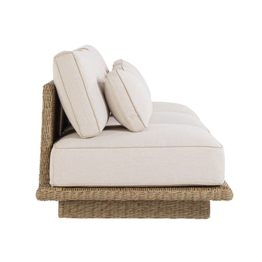 TOV Mora Cream Outdoor Sofa Cream 96"
