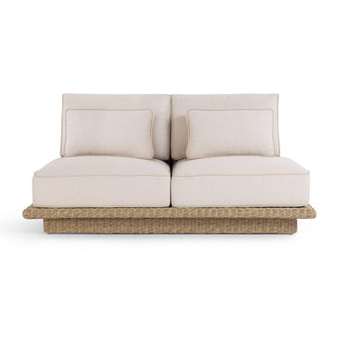 TOV Mora Cream Outdoor Sofa Cream 65"