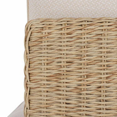 TOV Mora Cream Outdoor Sofa Cream 65"