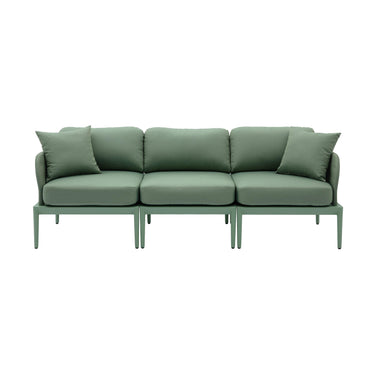 TOV Kapri 80" Modular Outdoor Sofa Moss Green
