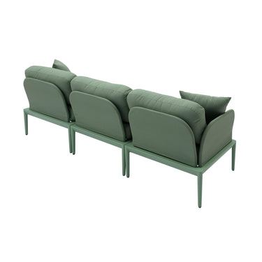 TOV Kapri 80" Modular Outdoor Sofa Moss Green