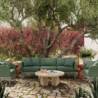 TOV Kapri 80" Modular Outdoor Sofa Moss Green