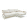 TOV Dunes 2-Piece Cream Outdoor L-Shaped Sectional Cream
