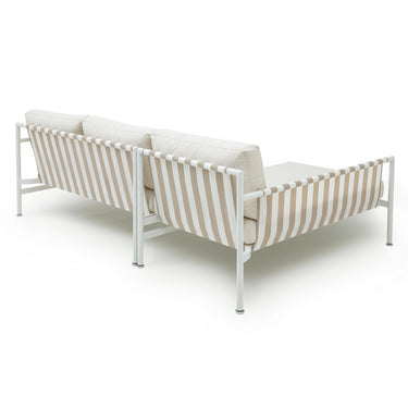 TOV Dunes 2-Piece Cream Outdoor L-Shaped Sectional Cream