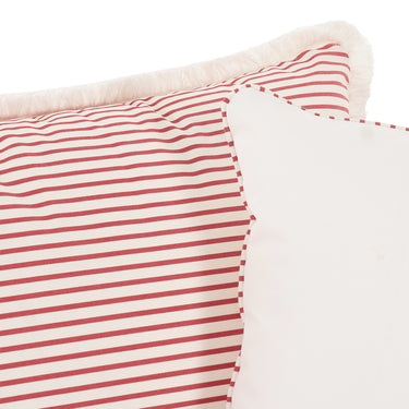 TOV Salty 84.5" Striped Contract-Grade Indoor/Outdoor Sofa Red