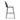 TOV Alexa Performance Fabric Outdoor Stool, Black/Cream / Bar Height option, image 4