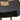 Contemporary black and brass wooden side table with artisanal craftsmanship and one-of-a-kind design