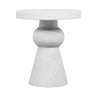 TOV Lupita White Side Table, image 1