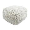TOV Cathy Cream Woven Pouf, image 1