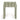 TOV Kora Cotton Jute Contract-Grade Accent Stool Green Stripes