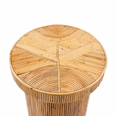 TOV Acadia Rattan Side Table Natural
