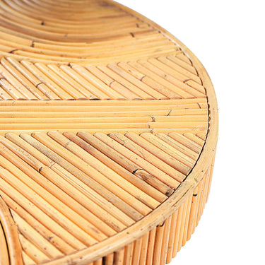 TOV Acadia Rattan Side Table Natural