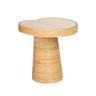 TOV Felicia Lilypad Side Table Natural Tall