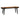 TOV Emilia 50" Black Cane Bench
