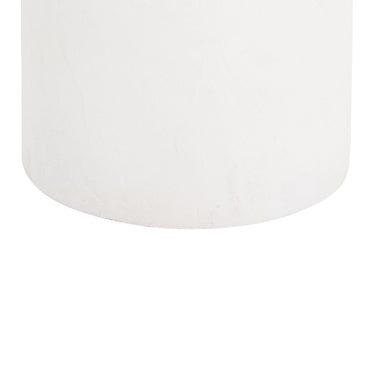 TOV Aloe White Indoor/Outdoor Concrete Side Table White