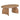 TOV Sofia 47" Cognac Wooden Oval Coffee Table
