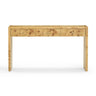 TOV Brandyss 54" Burl Console Table Natural