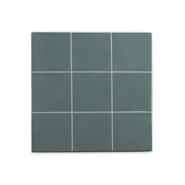 TOV Alma Tile Concrete Indoor/Outdoor Side Table Green