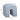 TOV Desi Performance Velvet Ottoman, Light Blue option, image 7