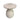 TOV Gina Cream Travertine Side Table