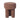 TOV Claire Nubby Performance Fabric Accent Stool, Brown option, image 1