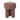 TOV Claire Nubby Performance Fabric Accent Stool, Brown option, image 7