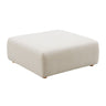TOV Hangover Cream Performance Linen Ottoman, image 1