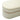 TOV Pomp Cream Velvet Bench