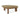 TOV Oani Walnut and Glass Triangular Coffee Table