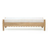 TOV Thelma 56" Cream Performance Basketweave Bench, image 1