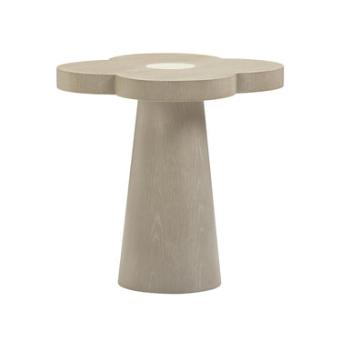 TOV Allium Washed Ash Side Table Brown, Cream, Grey