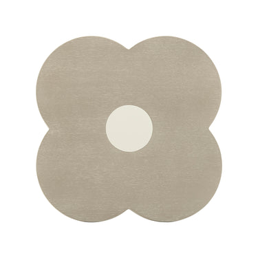 TOV Allium Washed Ash Side Table Brown, Cream, Grey