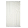 TOV Loop White Area Rug White 8' x 10'