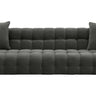 TOV Bea 90.6" Performance Velvet Tufted Sofa Grey