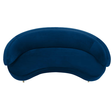TOV Baila 89" Performance Velvet Sofa Navy