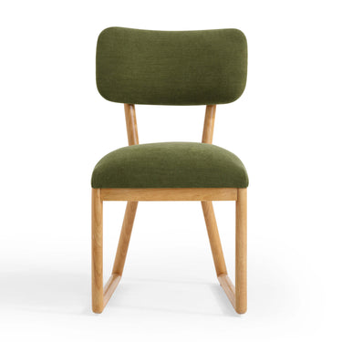 TOV Bobbie Upcycled Performance Fabric Dining Chair Green